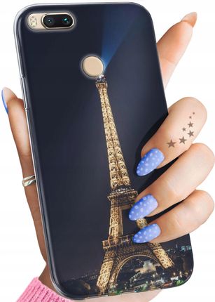 Hello Case Etui Do Xiaomi Mi A1 Paryż Francja Eiffel Obudowa Pokrowiec