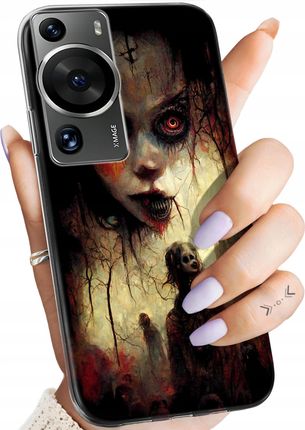 Hello Case Etui Do Huawei P60 Pro Halloween Zombie Dynie Czaszki Wampiry