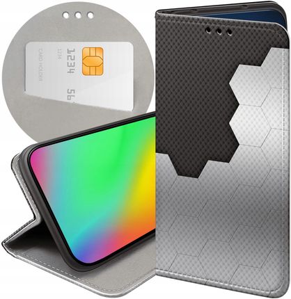 Hello Case Etui Z Klapką Do Xiaomi Poco X3 Nfc Szare Metallic Grey Futerał