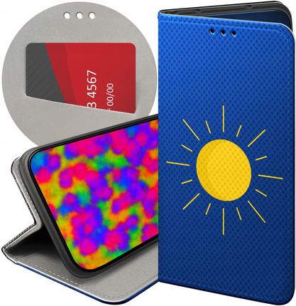 Hello Case Etui Z Klapką Do Motorola Moto G6 Play Słońce Planety Sun Futerał