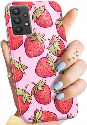 Hello Case Etui Do Samsung Galaxy A32 5G Truskawki Poziomki Owoce Obudowa