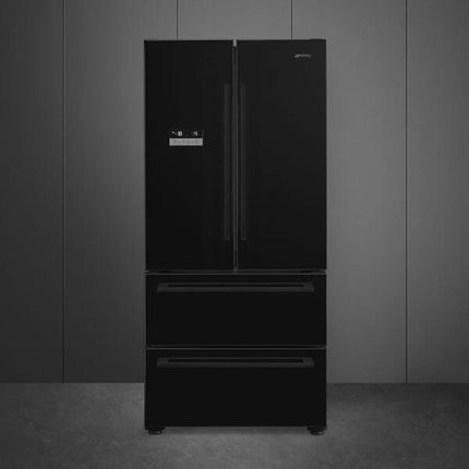 Lodówka SMEG FQ55FNDE French Door 182,5 cm Czarna od 8999,10 zł