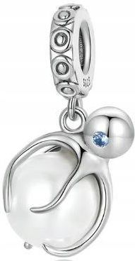 Charms ośmiornica perła słodkowodna srebro 925