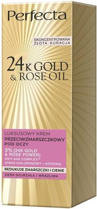 PERFECTA 24 K Gold Rose Oil Krem pod oczy, 15ml