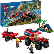 LEGO City 60412 Terenowy wóz strażacki z łodzią ratunkową