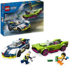 LEGO City 60415 Pościg radiowozu za muscle carem