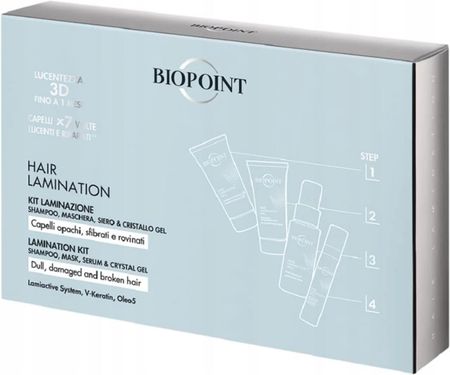 Biopoint Lamination Włoski Zestaw Do Pielęgnacji Włosów
