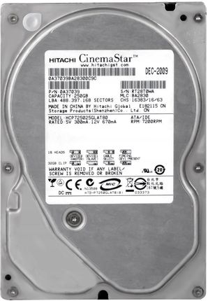 Hitachi CinemaStar P7K500 250GB (HCP725025GLAT80)