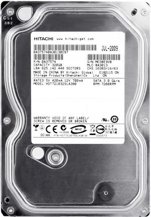 Hitachi DESKSTAR 7K1000.B 320GB (HDT721032SLA380)