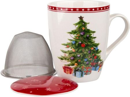Altom Design Kubek Z Zaparzaczem Pokrywką Zioła Herbata Święta Świąteczny (1010032489)