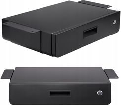 Zdjęcie Maclean Szuflada Ergonomiczna Podbiurkowa Na Kluczyk Organizer Czarna Max 5Kg Mc-461 (MC461) - Mrągowo