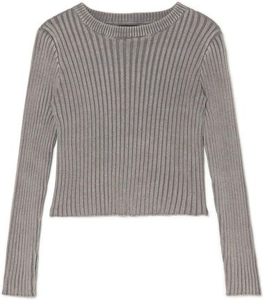 Cropp - Szary bawełniany sweter - Szary
