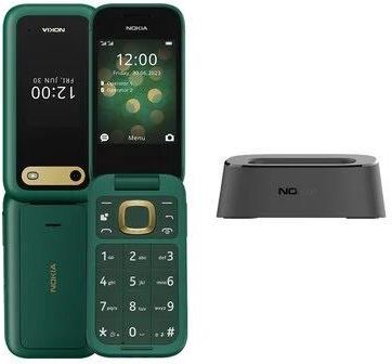 Nokia 2660 Flip Zielony ze stacją ładującą