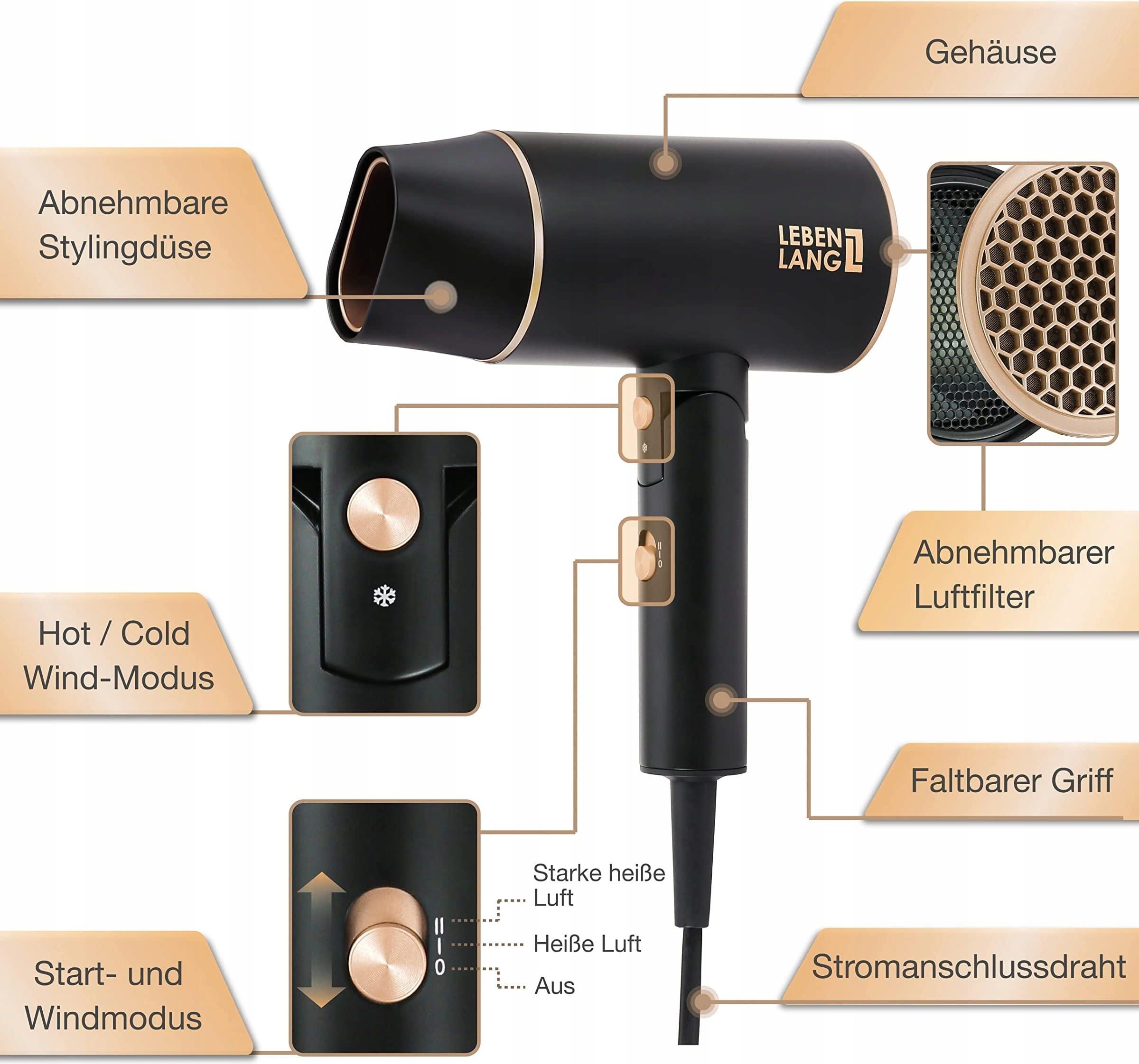 фото Фен Lebenlang LE1