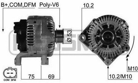 Era Alternator 210495