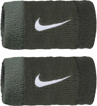 Frotka Na Rękę Nike Swoosh Doublewide Wristbands Oil Green/Khaki