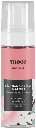 Moee Fruit Mood Róża Damasceńska & Arnika Pianka Myjąca Nawilżająca 150Ml