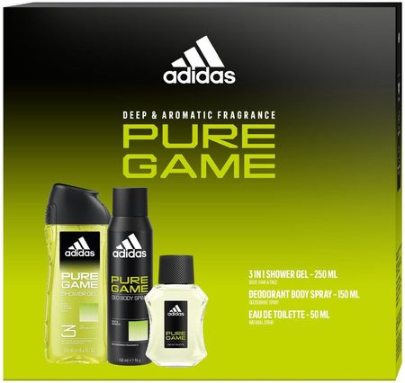 Adidas Pure Game Zestaw Kosmetyków 3 Szt.