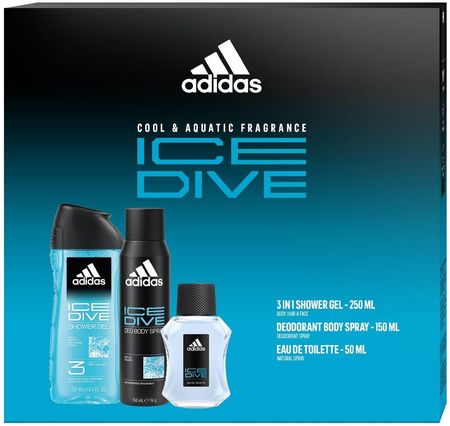 Adidas Ice Dive Zestaw Kosmetyków 3 Szt.