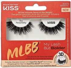 Zdjęcie Kiss Big Personality Sztuczne Rzęsy Na Pasku 1 Para - Nowy Dwór Gdański