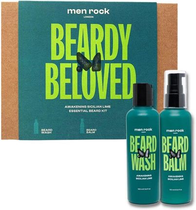 Menrock Beardy Beloved Awakening Sicilian Lime Zestaw Kosmetyków Do Pielęgnacji Brody 2 Szt.