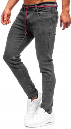 Spodnie Jeansowe Czarne KX565-1 DENLEY_36/XL