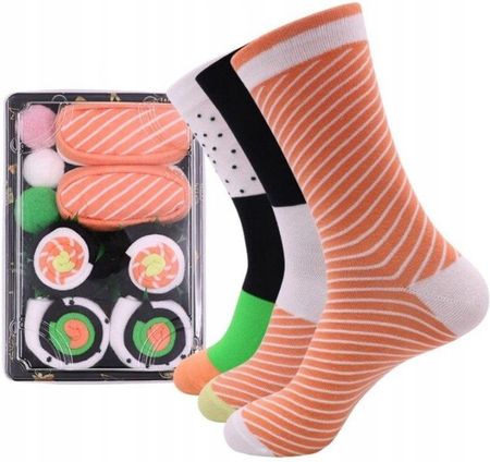 Skarpetki zestaw Sushi XXL 3w1 Prezent SKAR06