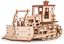 Time For Machine Push Dozer Spychacz Drewniany Model 3D Mechaniczny Do Składania