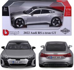 Zdjęcie Bburago Audi Rs E Tron Gt 2022 1 18 11050 Srebrny Model Samochodu 1811050SL - Płock