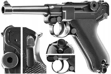 Luger P08 Parabellum Replika Pistolet Asg Legends Pistolet Strzelba 