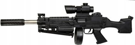 M4A1 Karabinek Asg 6Mm Okr. Mag. Laser Pistolet Strzelba 
