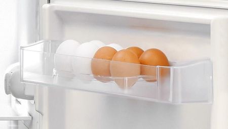 Lodówka Candy CDG1S514ESH z zamrażalnikiem górnym 143 cm Biała od