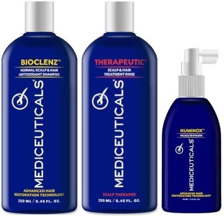 Mediceuticals For Hair Loss Normal (Bioclenz 250ml + Therapeutic 250ml + Numinox 125ml)