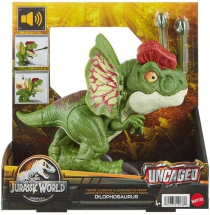 Mattel Jurassic World Dinozaur z dźwiękiem Dilofozaur HNT65