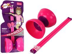 Zdjęcie Leantoys Gra Zręcznościowa Jojo Żonglowanie Diabolo Różowe 13.5X11.5Cm - Świdnica