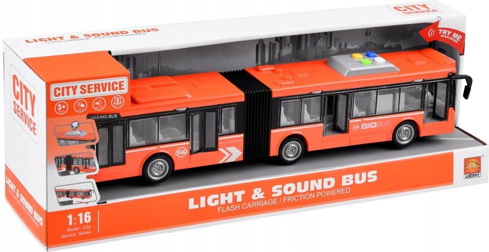 Jokomisiada Długi Autobus Przegubowy 44Cm Światło Za3833 - Ceny i ...