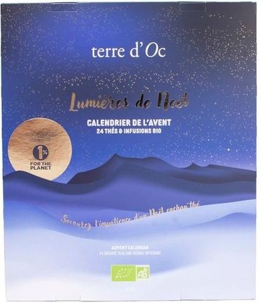 Terre D'Oc Bio Kalendarz Adwentowy 24 Herbaty Christmas