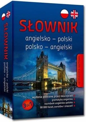 Słownik angielsko-polski, polsko-angielski 3w1 KSIĄŻKA PREZENT