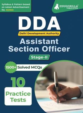 DDA (Delhi Development Authority) Assistant Section Officer Stage II (English Edition) Book 2023 - 10 Full Length Practice Mock Tests with Free Access