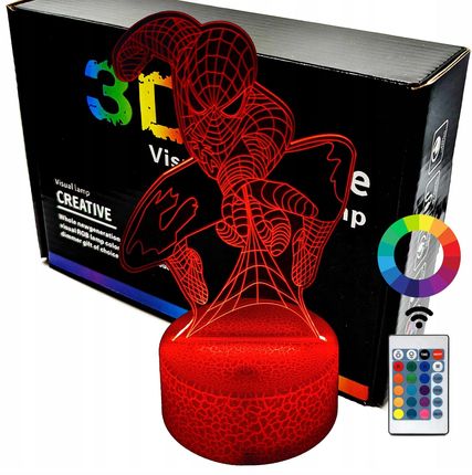 Lampka Nocna Marvel Spiderman 3D Lamp Led