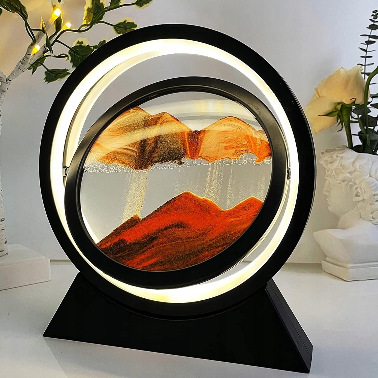 Lampa Nocna Led Malowanie Piaskiem Sztuka 3D P yn cego wiat o lampa-nocna-led-malowanie-piaskiem-sztuka-3d-p-yn-cego-wiat-o