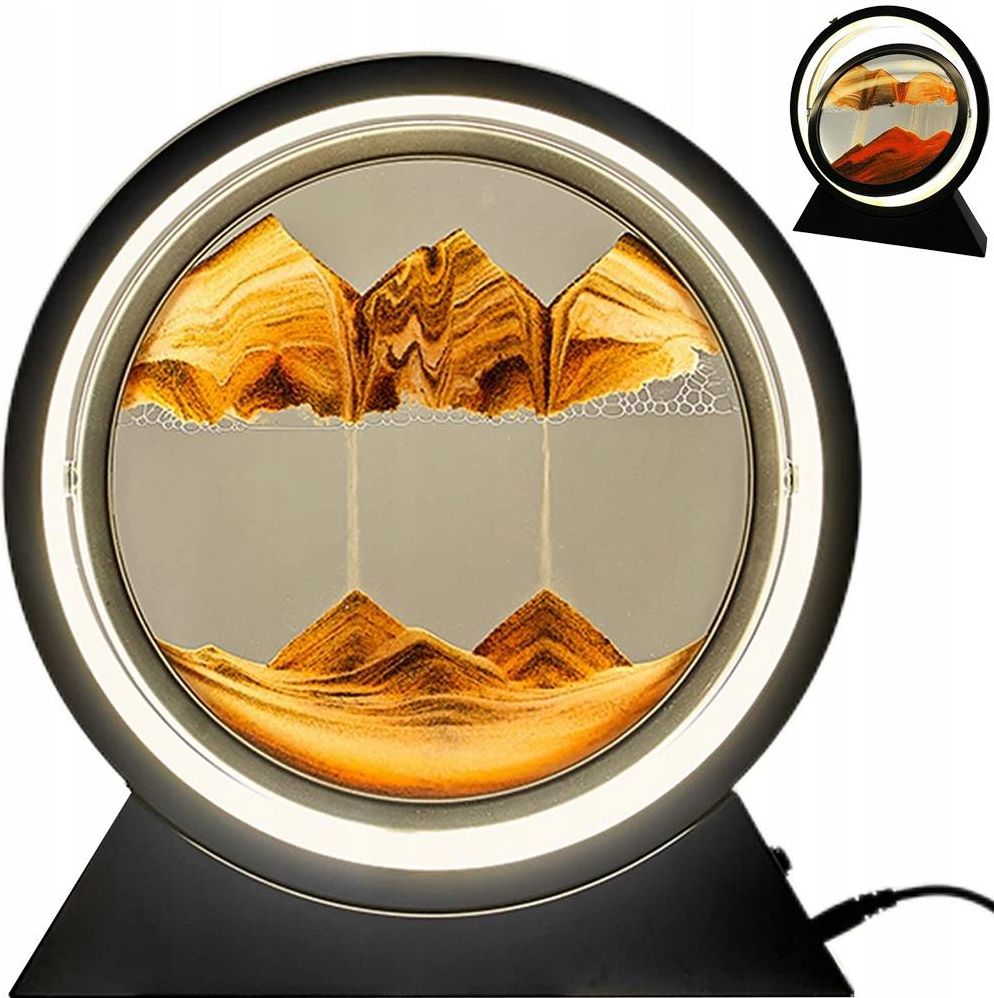 Lampa Nocna Led Malowanie Piaskiem Sztuka 3D P yn cego wiat o lampa-nocna-led-malowanie-piaskiem-sztuka-3d-p-yn-cego-wiat-o