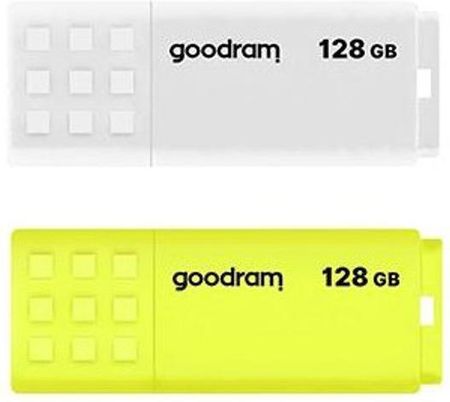GoodRam UME2 Mix Dwupak 2x128GB USB 2.0 (biały-żółty) (UME21280MXR112P)