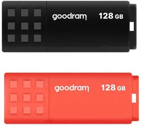 GoodRam UME3 Mix Dwupak 2x128GB USB 3.2 (czarny-czerwony) (UME31280MXR112P)