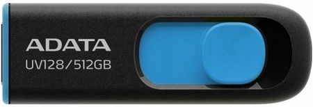 Adata 512GB DashDrive UV128 czarno-niebieski (USB 3.2) (AUV128512GRBE)