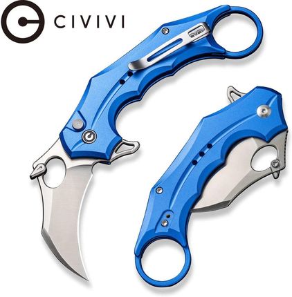 Civivi Knife By We Knife Civivi Knife By We Nóż Składany Karambit Incisor Ii Bright Blue Aluminium Satin Nitro V C16016B 2