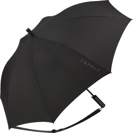 Esprit Parasol Czarny Automatyczny Długi z Paskiem