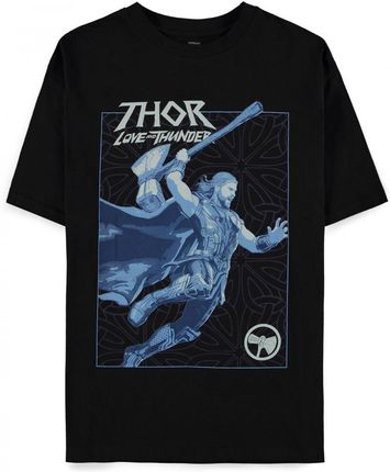 Koszulka dámské Thor: Love and Thunder - Blue Thor Oversized (rozmiar S)