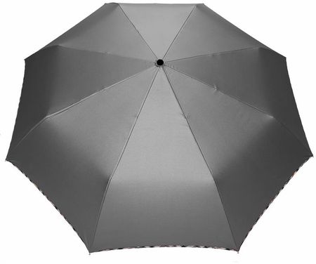 Automatyczna metaliczna parasolka damska marki Parasol, srebrna