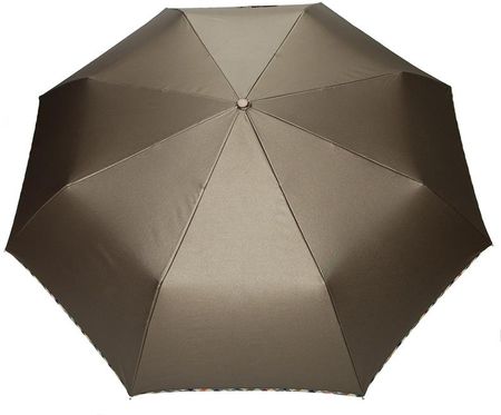 Automatyczna metaliczna parasolka damska marki Parasol, brązowa